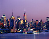 Mid town skyline. Manhattan. New York. USA.