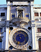 Tower of time and the moors, Chiesa di san marco, Saint marks square, Venice, Italy.
