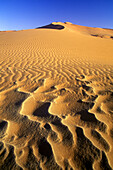 Scenic desert sand dune, Sossusvlei, Namib-naukluft desert park, Namibia.