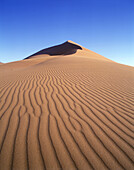 Scenic desert sand dune, Sossusvlei, Namib-naukluft desert park, Namibia.