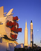 Rocket garden, kennedy space center florida, USA.