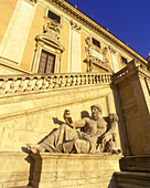 Palazzo senatorio, Piazza del campidoglio, Capitoline hill, Rome, Italy.