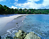 Scenic manuel antonio beach, Manuel antonio National Park, Costa Rica.