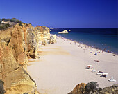 Praia da rocha beach, Algarve coastline, Portugal.
