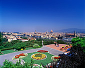 Michelangelo park, Florence skyline, tuscany, Italy.