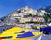 Beach, Positano, Amalfi coast, Italy.