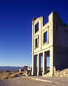 Cook & company bank, Rhyolite ghost town, Nevada, USA.