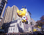 Honey bee balloon, Macy s thanksgiving day parade, Manhattan, New York, USA.