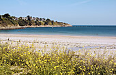 Beach in Saint Cast Le Guildo. Brittany. France