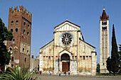 San Zeno Maggiore church. Verona. Italy