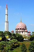 Putra mosque in Putrajaya, Malaysia