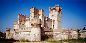 La Mota Castle, built 15th century. Medina del Campo. Valladolid province. Spain