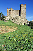 Castle of Cortegana (XIII c.). Sierra Morena. Huelva province. Andalusia. Spain
