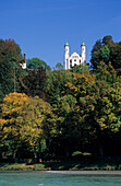 Kalvarienbergkirche über der Isar, Bad Tölz, Oberbayern, Bayern, Deutschland