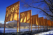 Gates art installation (cristo), Central Park, Manhattan, New York, USA
