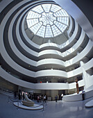 Rotunda, Guggenheim museum, Fifth Avenue, Manhattan, Museum row, New York, USA