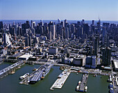 Midtown skyline, Manhattan, New York, USA