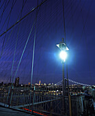 Brooklyn bridge, Midtown skyline, Manhattan, New York, USA