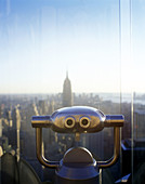 Top of the rock deck, Rockefeller Center, Midtown, Manhattan, New York, USA