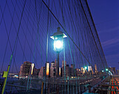 Brooklyn bridge, Downtown skyline, Manhattan, New York, USA