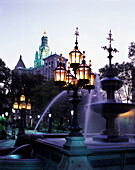 Jacob wrey mould fountain, City hall Park, Manhattan, New York, USA