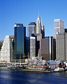 Financial district, Downtown skyline, Manhattan, New York, USA