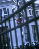 Wall Street sign, Financial district, Manhattan, New York, USA