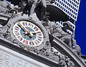 Mercury statue, Clock, Grand central terminal, Manhattan, New York, USA