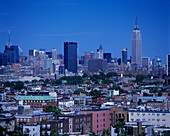 Overlook rooftops, Hoboken, New jersey, To manhattan, New York, USA
