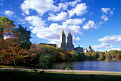 The Lake, Central Park west, Manhattan, New York, USA