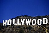 Sign, Hollywood hills, Los angeles, California, USA.