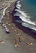 Kamari Beach, Santorini, Cyclades Islands, Greece