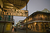 Bourbon street, New Orleans. Louisiana, USA