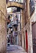 Street scene. Palermo, main city of Sicily. Italy
