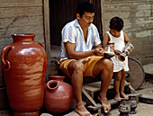 Guaitil pottery making community. Nicoya peninsula, Costa Rica