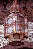 Merchandises in the souks of the medina, Marrakech. Morocco