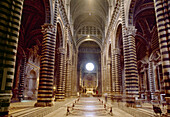 Interior of the Duomo, Siena. Tuscany, Italy