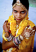 Bride. Jaipur. Rajasthan. India