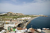 Salobreña and Castle, Granada province, Andalucia, Spain.