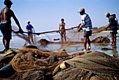 Fishermen. Cavelossim Beach. Goa. India