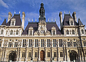 Hôtel de Ville (City Hall built in 1874-1884), Paris. France