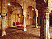 Anup Mahal Hall, Junagarh Fort, Bikaner. Rajasthan, India