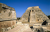 Pyramid of the Wiseman, Uxmal. Yucatán, Mexico