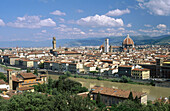 City view from Piazzale Michelangelo, Florence. Tuscany, Italy