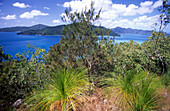 Blick von Hayman Island zur Hook Island, Whitsunday Islands, Great Barrier Reef, Australien