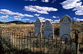 The cemetery of the old mining town of Blinman, Flinders Ranges, South Australia, Australia