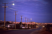 Die Hauptstasse des Opalortes, Coober Pedy, Südustralien, Australien