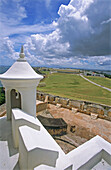 Views from El Morro fortress. Old San Juan. Puerto Rico.