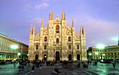 Duomo cathedral square, Milan. Lombardy, Italy