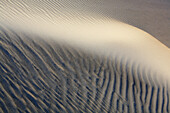 Patterns in the sand dunes of Isla Magdalena on the Pacific side of the Baja Peninsula, Mexico.
